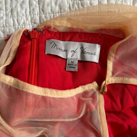 NWOT Anthropologie Mirror of Venus Dress, size 12 - Picture 3 of 9